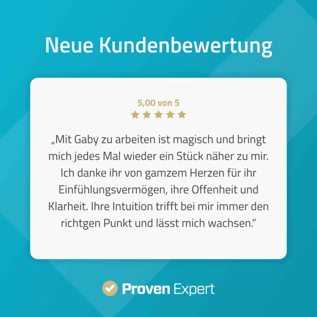 Bewertung einer Teilnehmerin zum Kurs