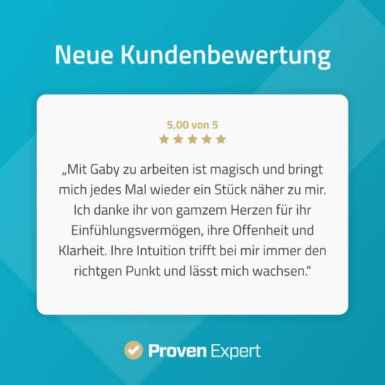 Bewertung einer Teilnehmerin zum Kurs