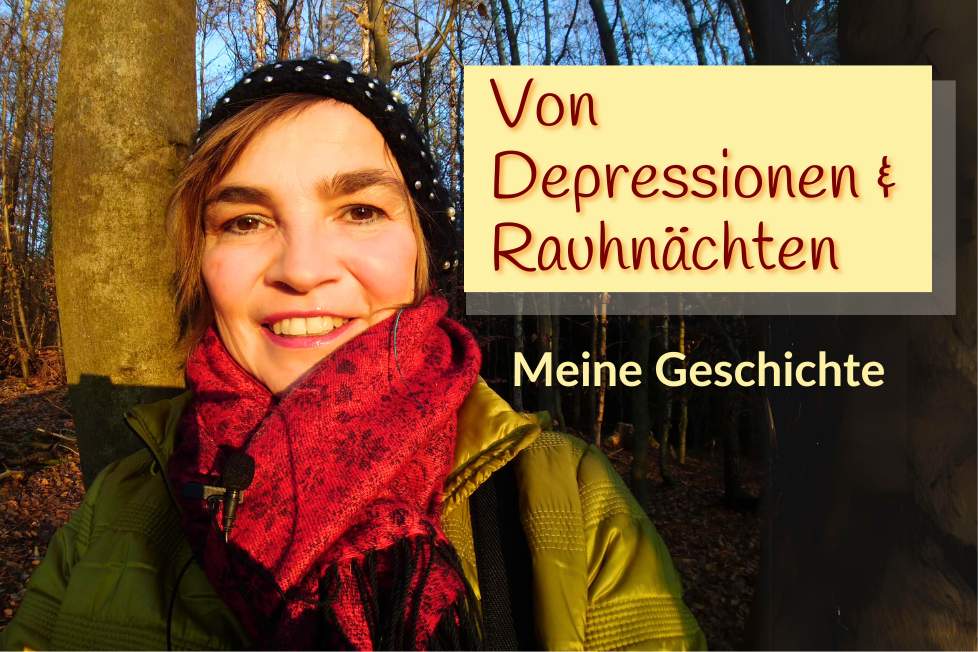 Gaby im Herbstwald, der Rauhnächte